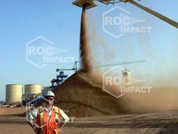 Installation concasseur - Mine d'or au Burkina Faso SEMAFO MANA GOLD MINING