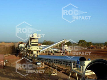 Installation concasseur - Mine d'or au Burkina Faso SEMAFO MANA GOLD MINING