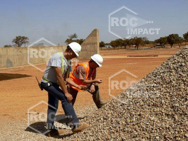 Installation concasseur - Mine d'or au Burkina Faso SEMAFO MANA GOLD MINING
