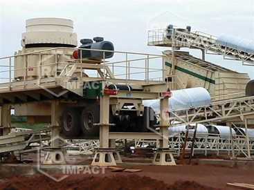 Installation concasseur - Mine d'or au Burkina Faso SEMAFO MANA GOLD MINING