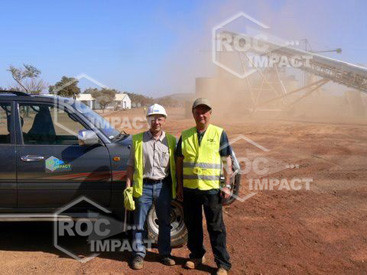 Installation concasseur - Mine d'or au Burkina Faso SEMAFO MANA GOLD MINING