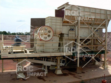 Installation concasseur - Mine d'or au Burkina Faso SEMAFO MANA GOLD MINING