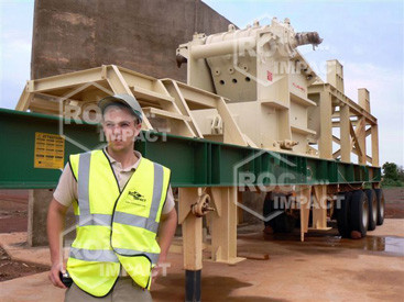 Installation concasseur - Mine d'or au Burkina Faso SEMAFO MANA GOLD MINING