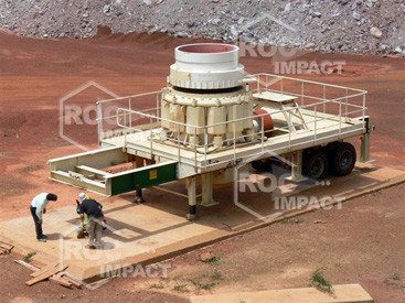Installation concasseur - Mine d'or au Burkina Faso SEMAFO MANA GOLD MINING