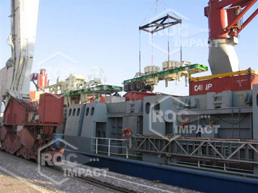 Installation station concassage à la mine d'or en Algérie