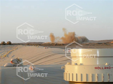 Installation station concassage à la mine d'or en Algérie