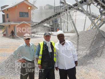 New installation of crushing and screening for the Guinea CONAKRY