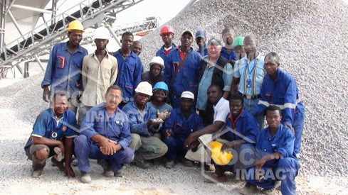 New installation of crushing and screening for the Guinea CONAKRY