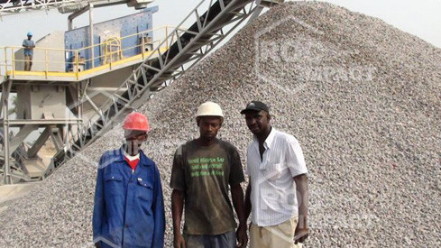 New installation of crushing and screening for the Guinea CONAKRY