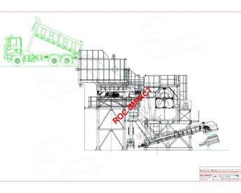 CONCASSEUR A MACHOIRES ROC 12.10 / Ouverture : 1200 x 1000 mm 