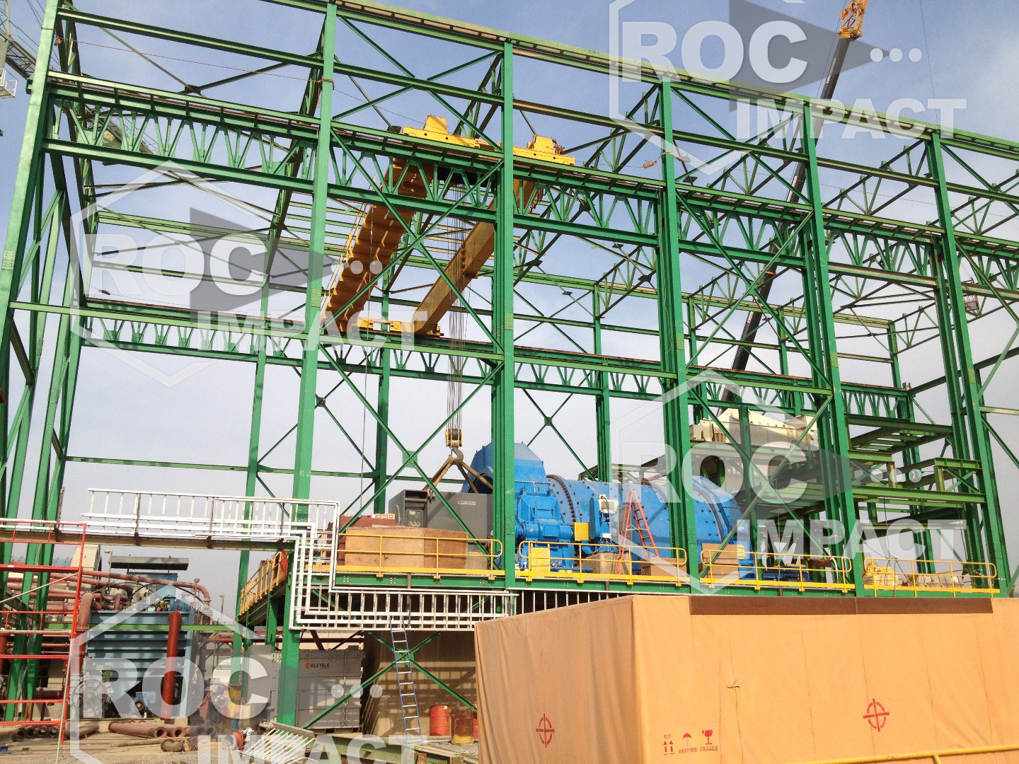 Convoyeur MINING ROC BELT SYSTEME pour une Mine au Mali