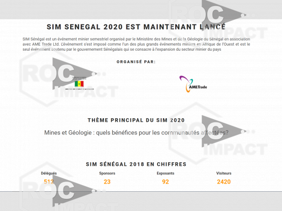 SIM 2020 au SÉNÉGAL