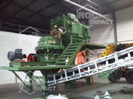 Livraison d'une Installation Complète de concassage pour des ferro-alliages : vanadium, titanium