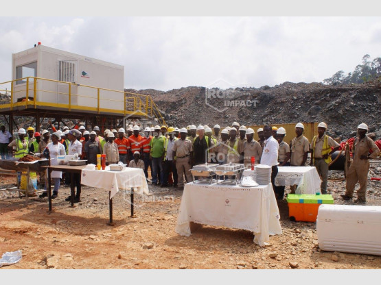 MISE EN ROUTE DE L'INSTALLATION COMPLETE AU GHANA