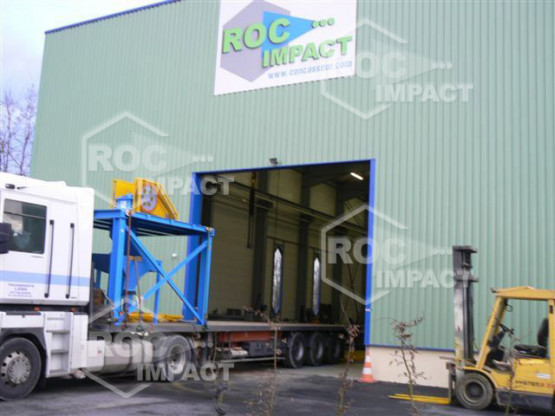 Recyclage de carrelage - Petit débit de concassage