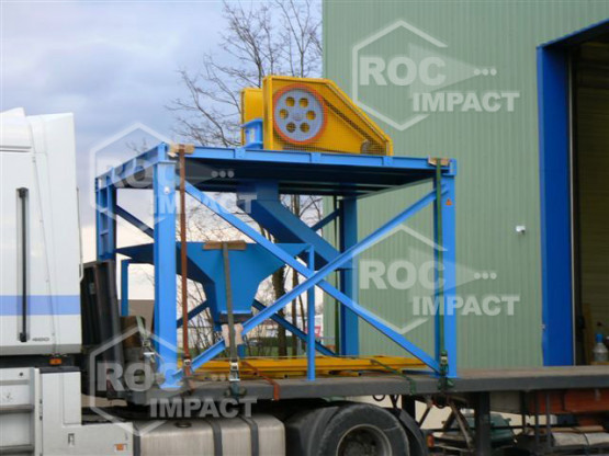 Recyclage de carrelage - Petit débit de concassage