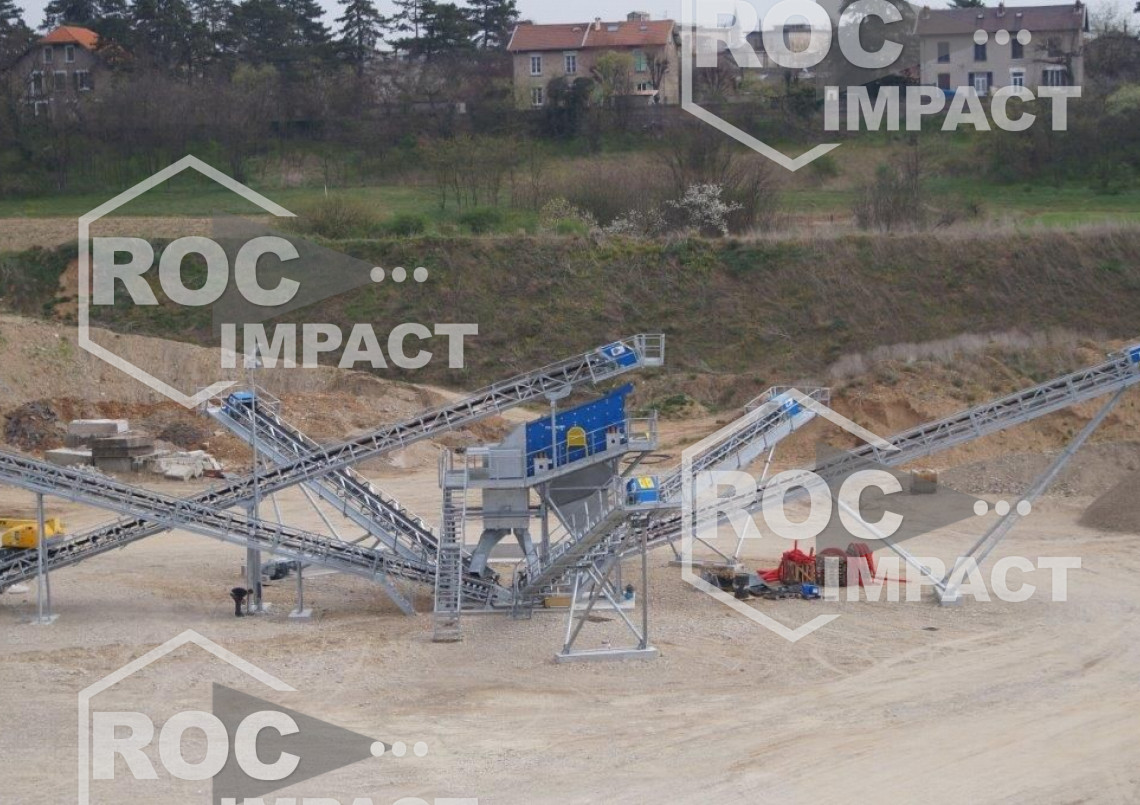 Station complete de 200 t/h en France