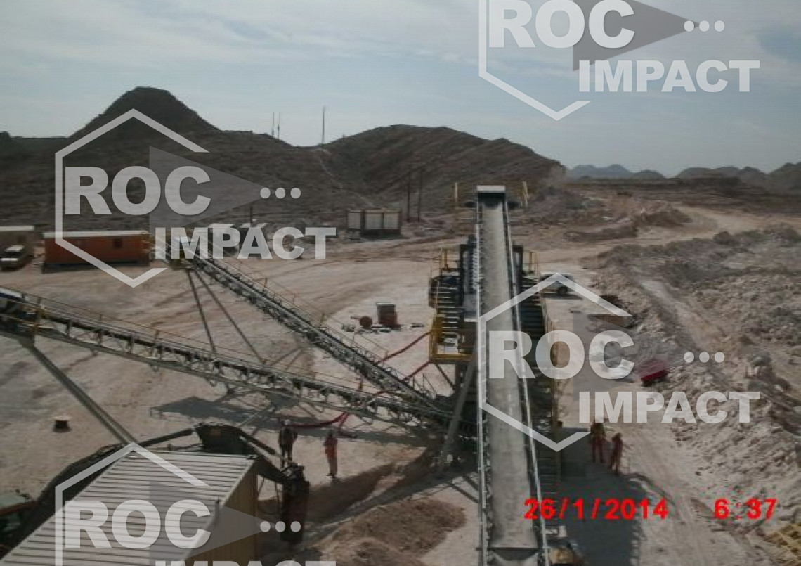 Installation 300 à 400 t/h au Sultanat d'Oman pour Saint-Gobain