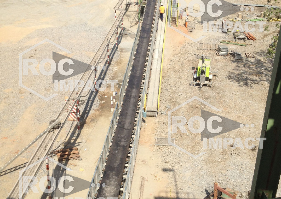 Convoyeur MINING ROC BELT SYSTEME pour une Mine au Mali