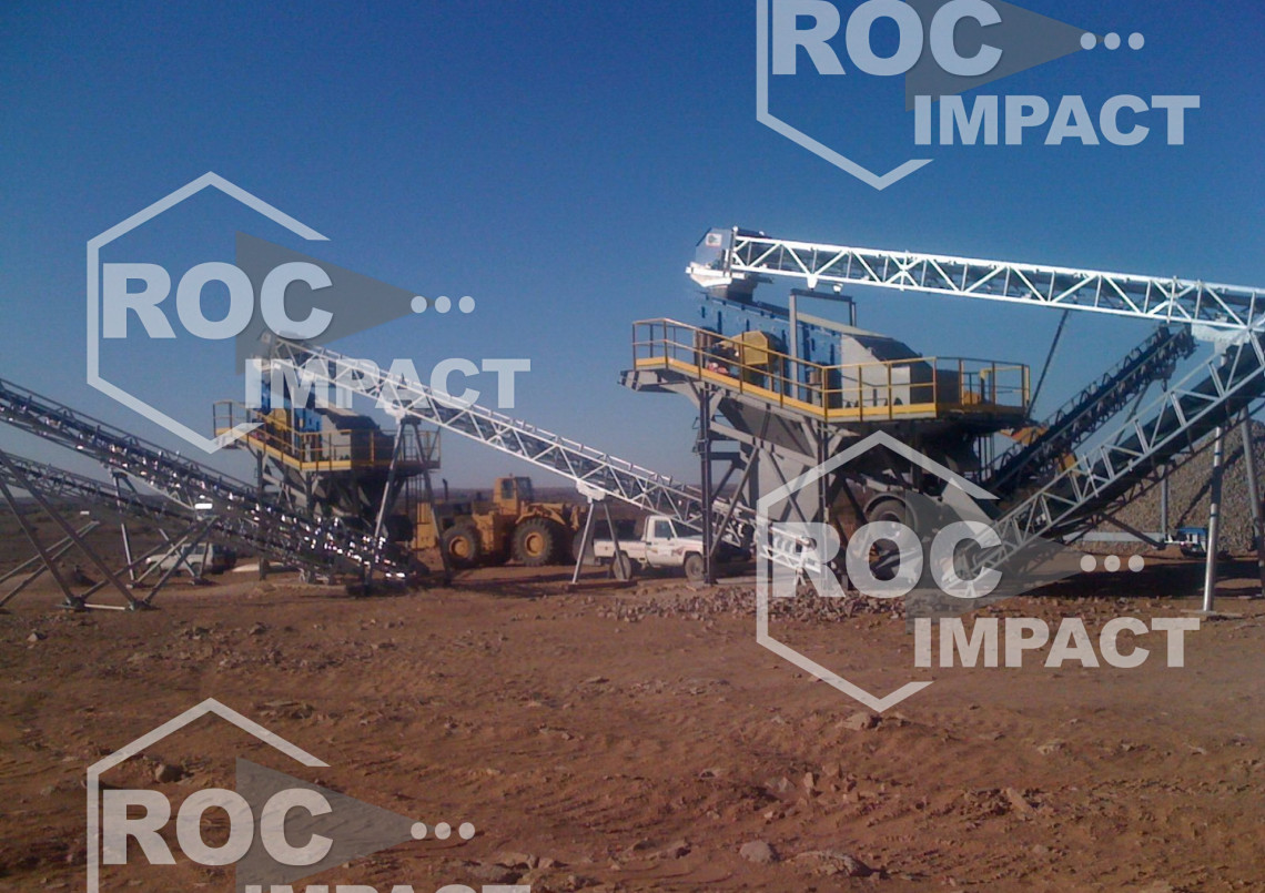 Installation mobile complète «clé en main» totalement réalisée par Roc Impact (Mauritanie)