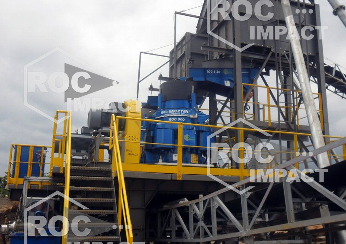 Installation complet mobile de concassage et criblage 200 t/h  (destination Togo)