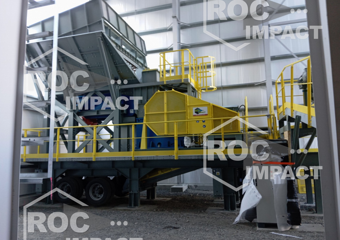 Installation de concassage et criblage pour une Mine d'or au GROENLAND