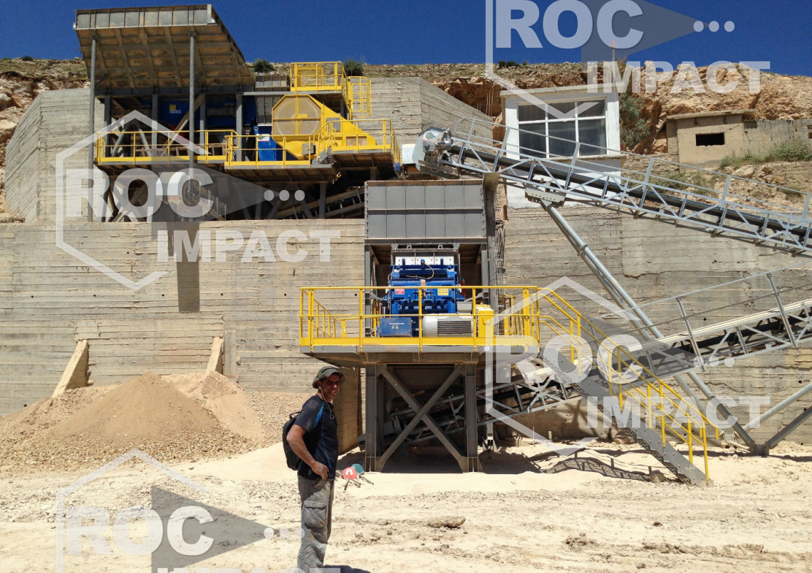 Installation complète 150 t/h en Algérie