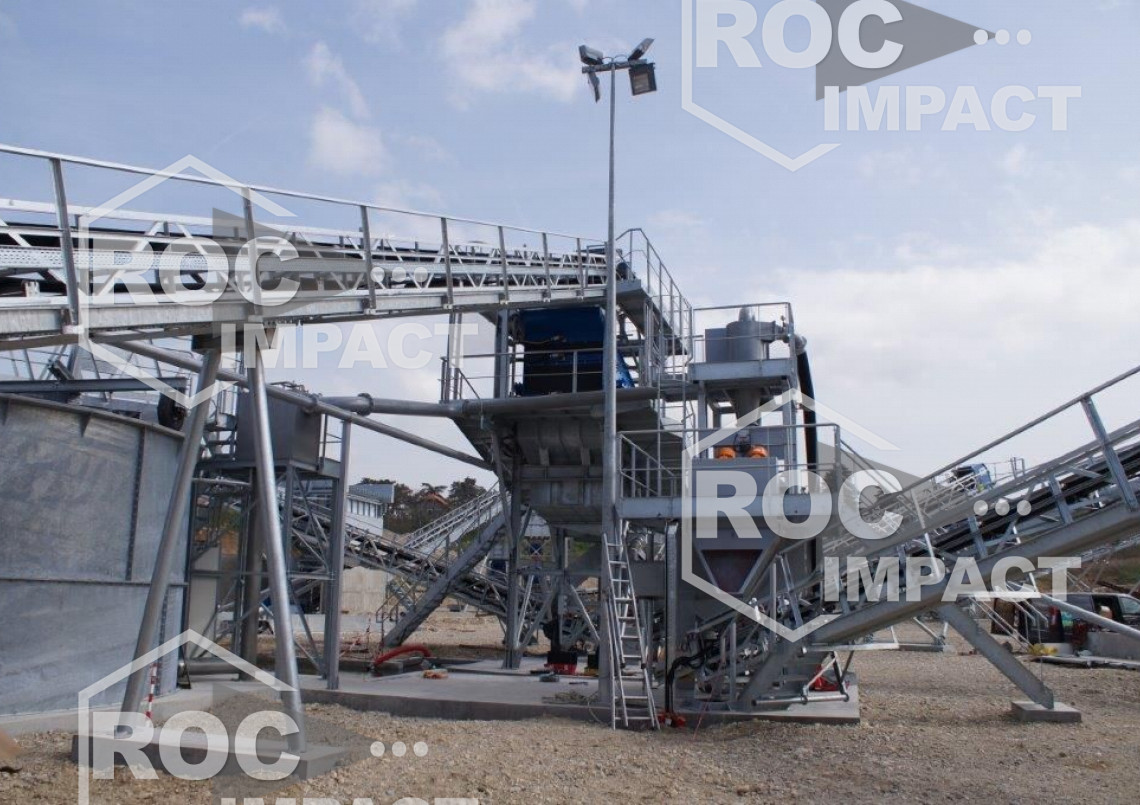 Station complete de 200 t/h en France