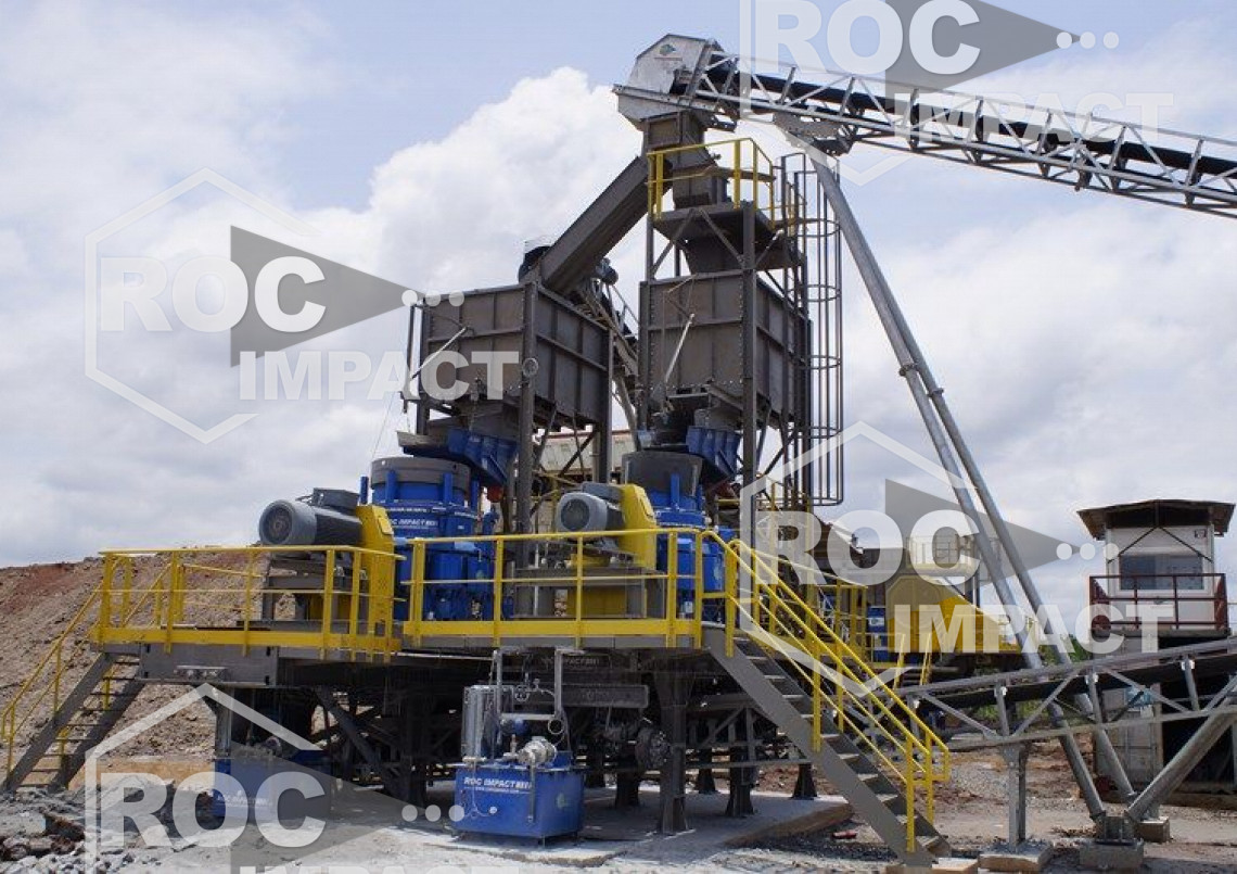 Installation complet mobile de concassage et criblage 200 t/h  (destination Togo)