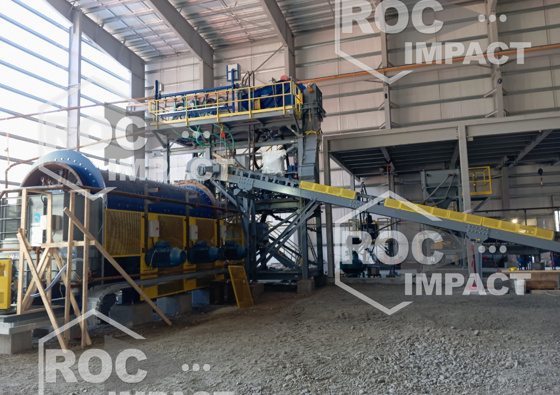 Installation de concassage et criblage pour une Mine d'or au GROENLAND