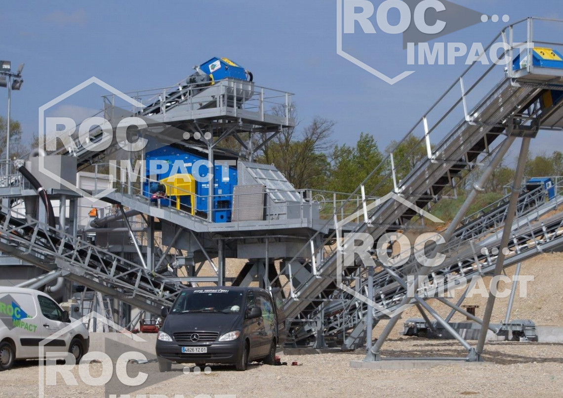 Station complete de 200 t/h en France