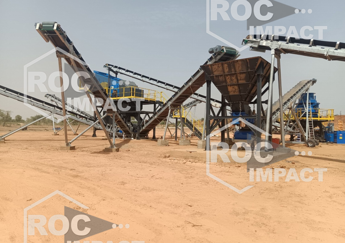 Nouvelle installation de concassage, broyage, criblage ROC IMPACT AFRIQUE DE L'OUEST