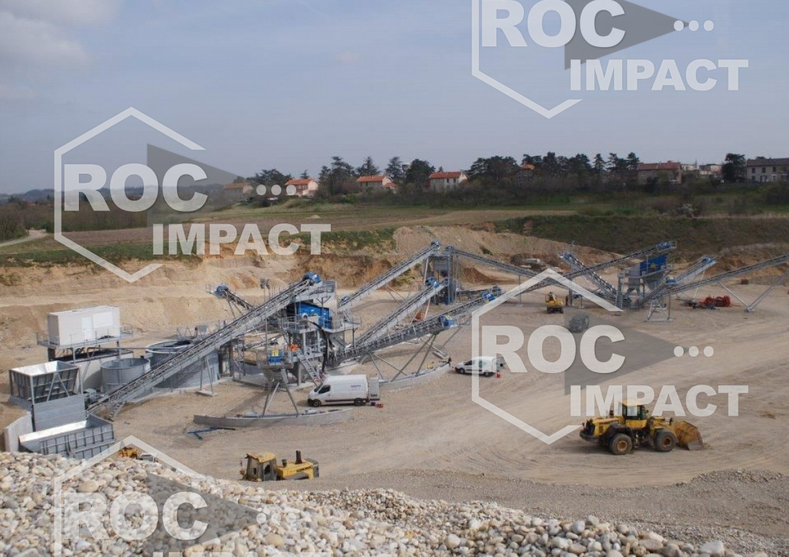 Station complete de 200 t/h en France