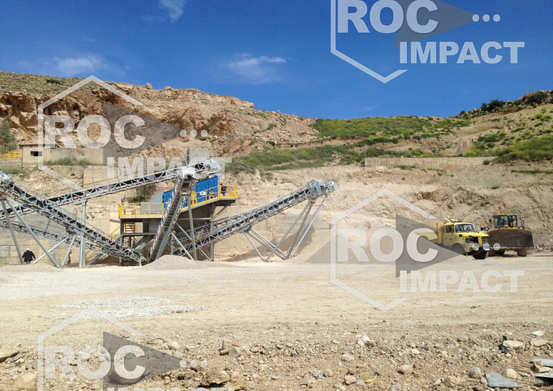 Installation complète 150 t/h en Algérie