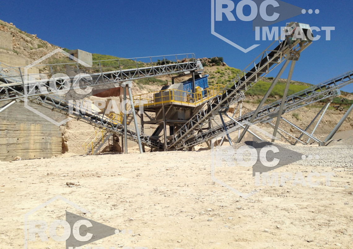 Installation complète 150 t/h en Algérie