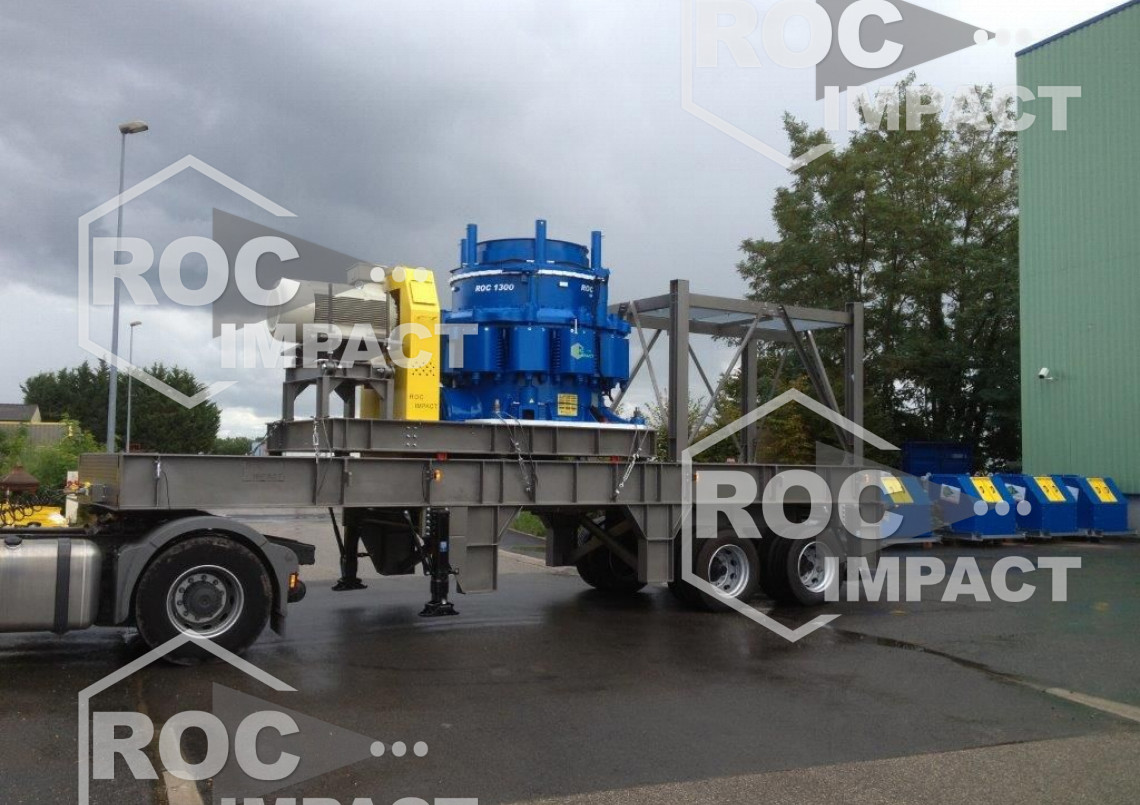 Installation mobile complète «clé en main» totalement réalisée par Roc Impact (Mauritanie)