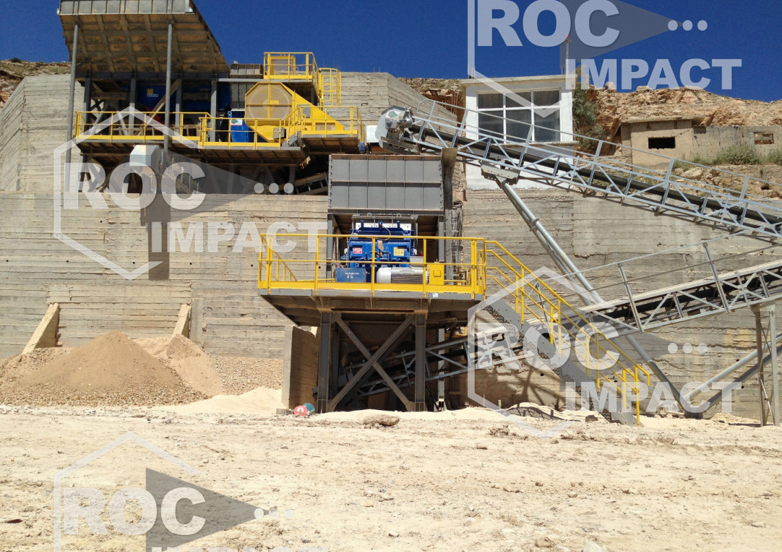 Installation complète 150 t/h en Algérie