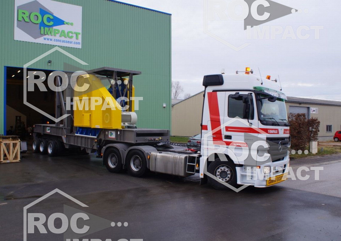 Installation complet mobile de concassage et criblage 200 t/h  (destination Togo)