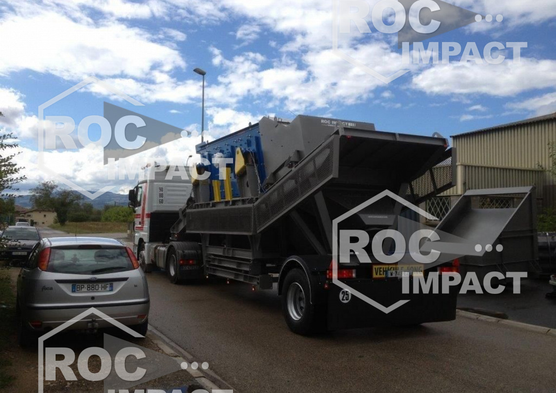 Installation mobile complète «clé en main» totalement réalisée par Roc Impact (Mauritanie)
