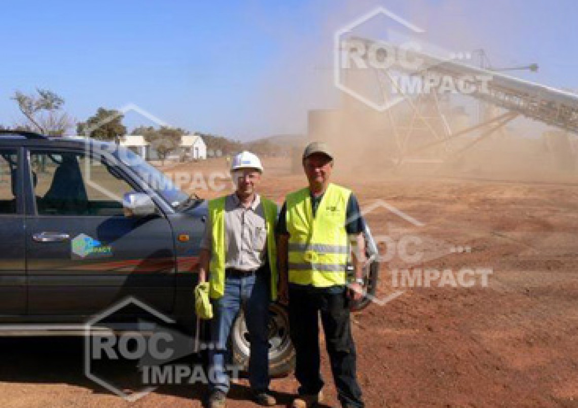 Installation concasseur - Mine d'or au Burkina Faso SEMAFO MANA GOLD MINING