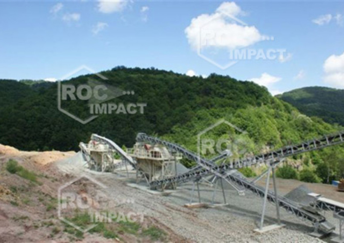 Mise en route de la station de concassage en Roumanie