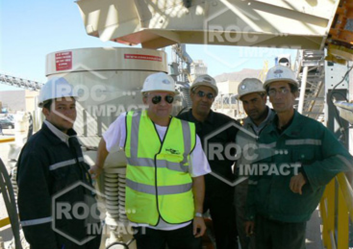 Installation de concassage et criblage mine d'or AKKA GOLD MINING Maroc