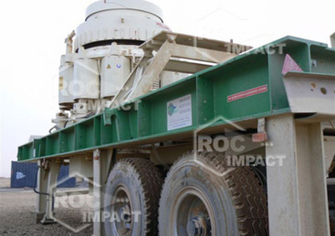 Installation station concassage à la mine d'or en Algérie