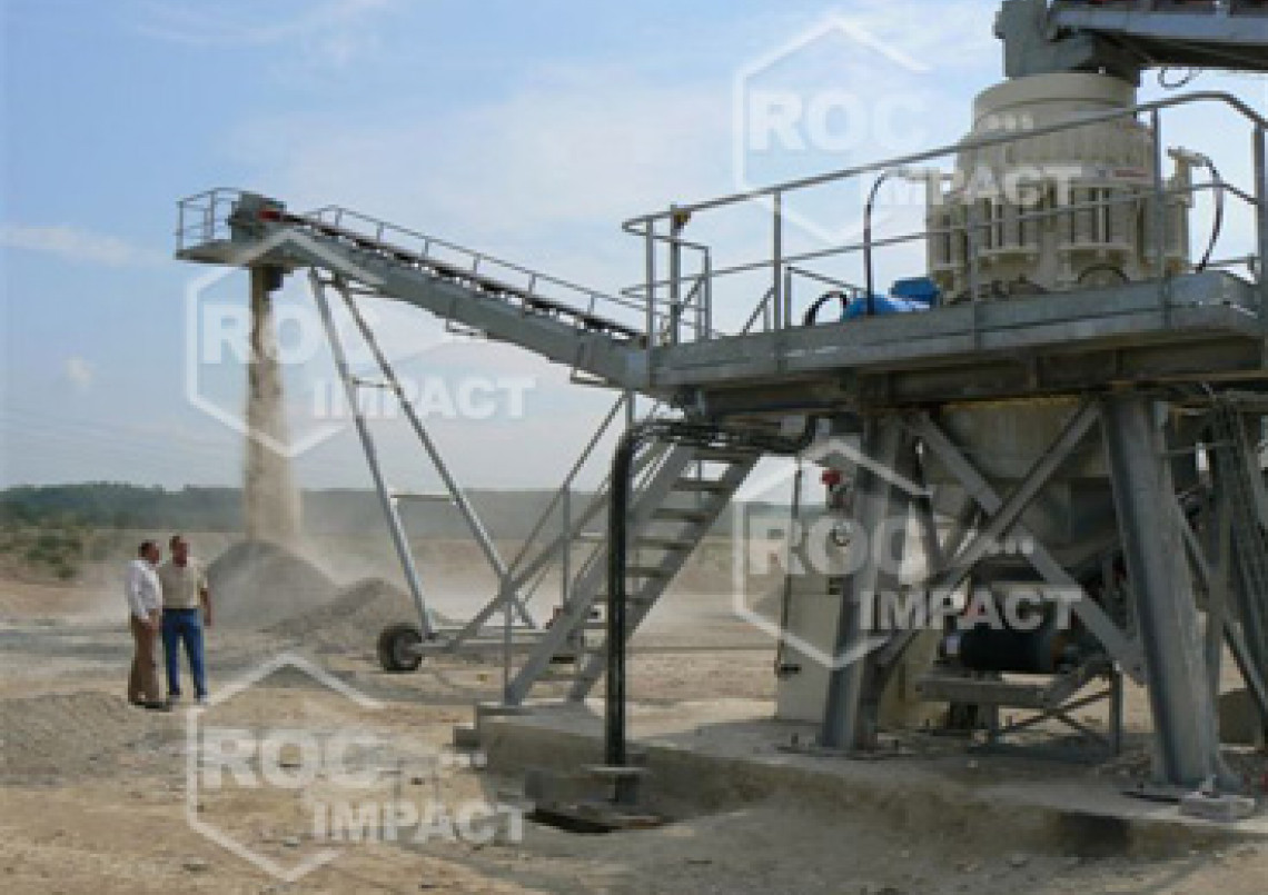 Installation Broyeur à Cônes pour une Carrière