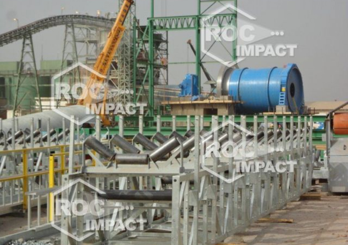 Convoyeur MINING ROC BELT SYSTEME pour une Mine au Mali
