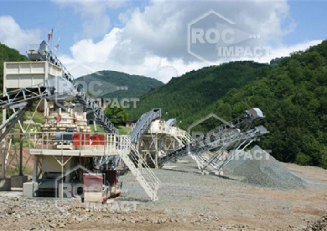 Mise en route de la station de concassage en Roumanie