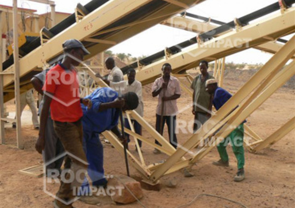 Installation Concasseur pour Construction routes et villes entre Agadez Djadjeri et Zinder