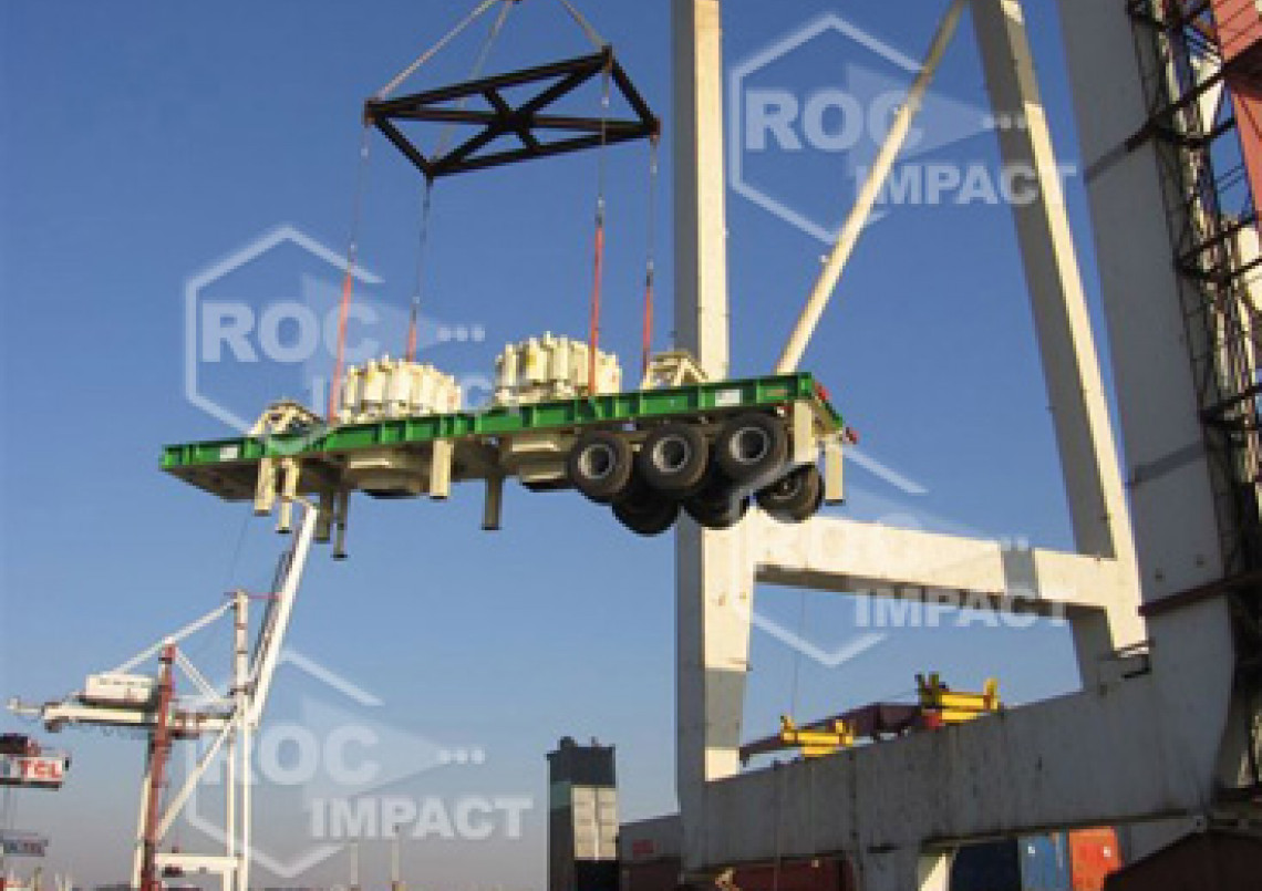 Installation station concassage à la mine d'or en Algérie