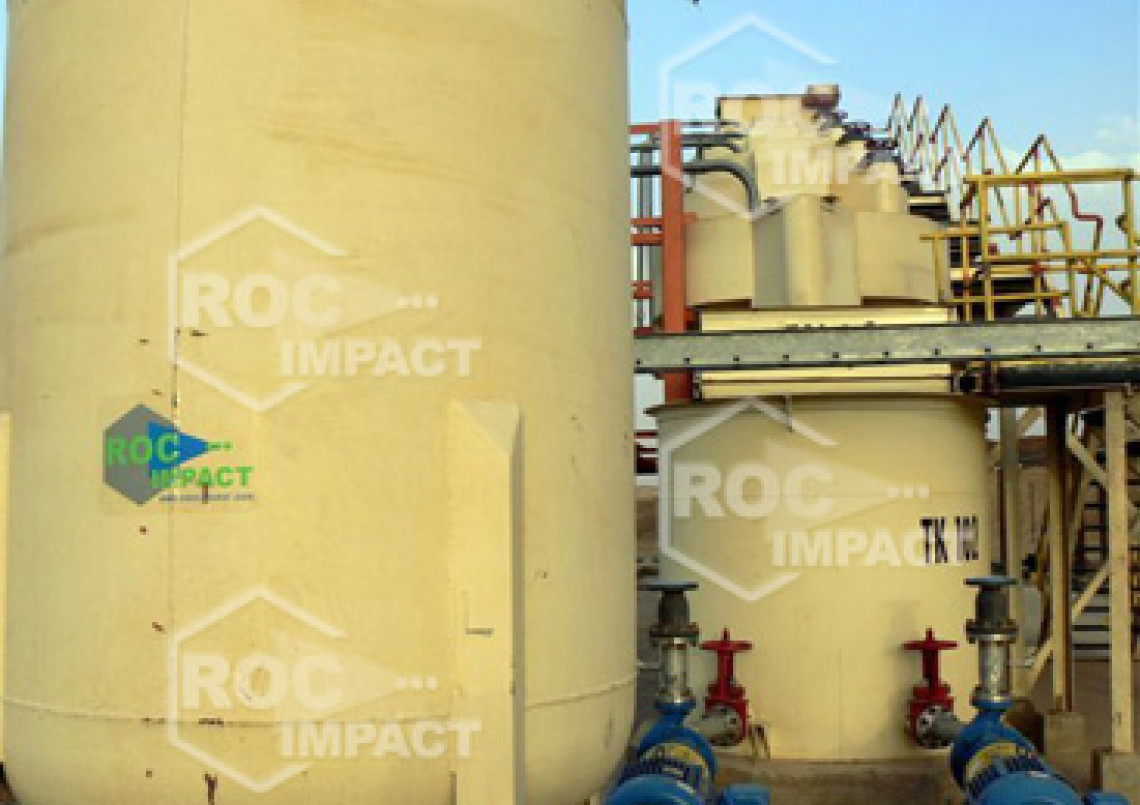 Installation station concassage à la mine d'or en Algérie