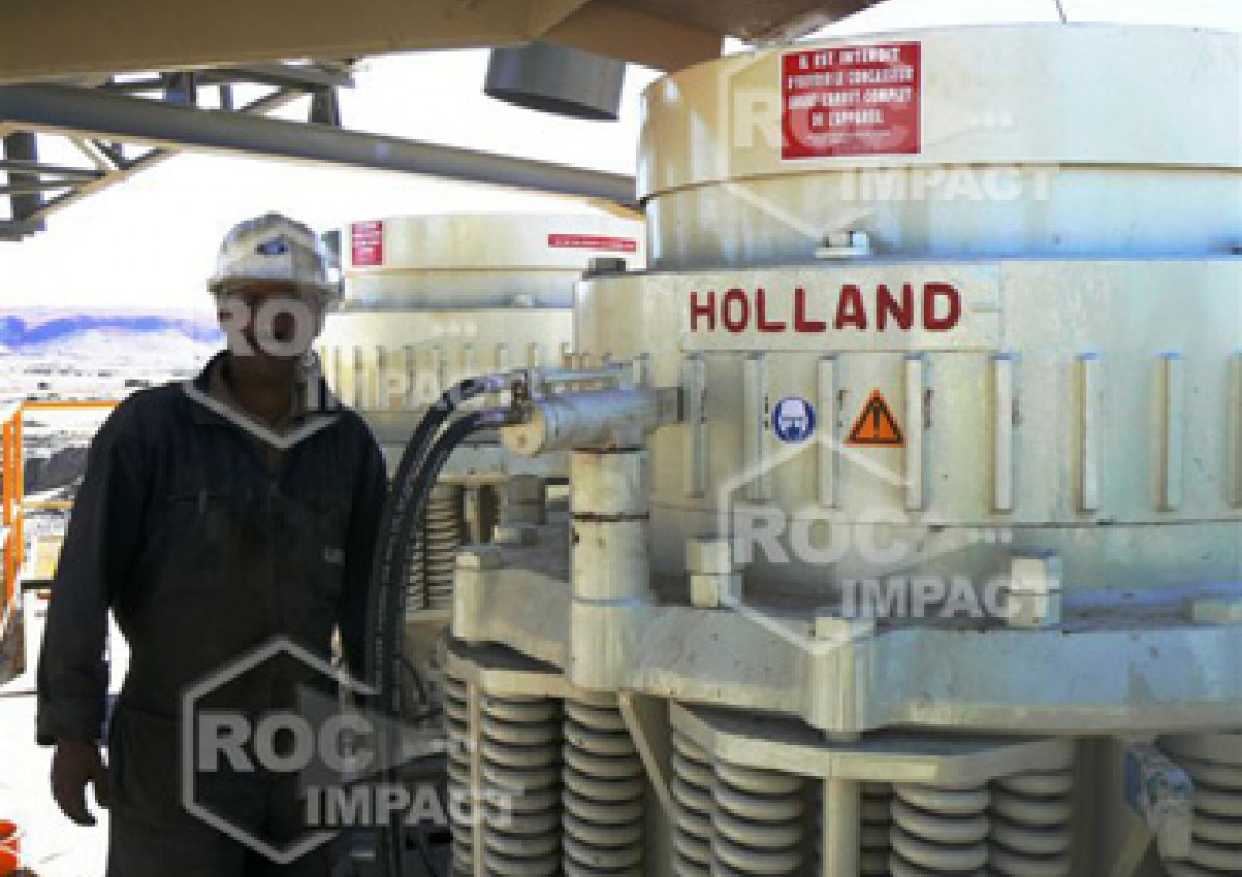 Installation de concassage et criblage mine d'or AKKA GOLD MINING Maroc